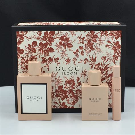 gucci brown bottle perfume|gucci bloom gift set.